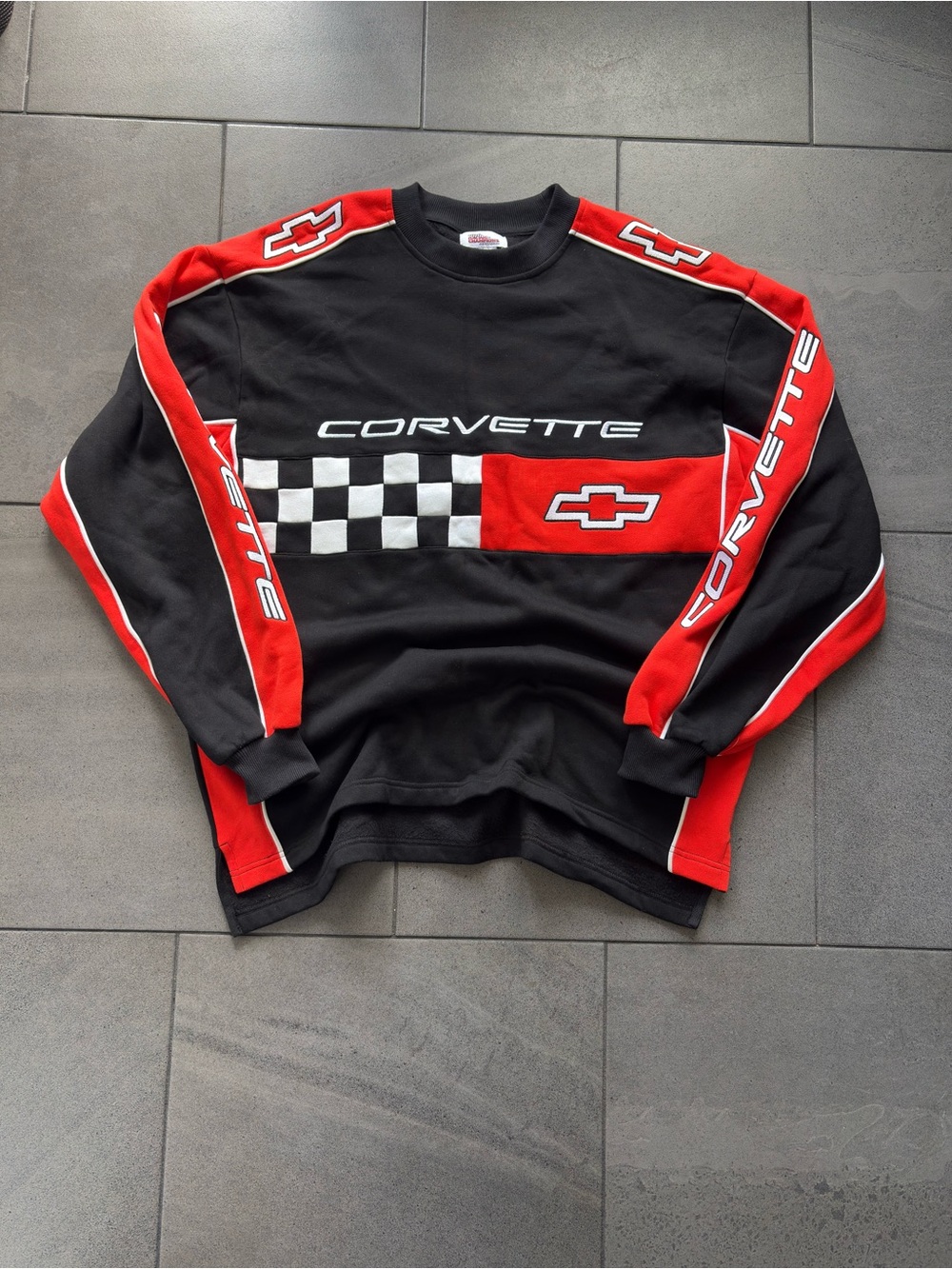 Corvette Racing Champions Vintage Embroidered Crewneck Sweatshirt XXL
